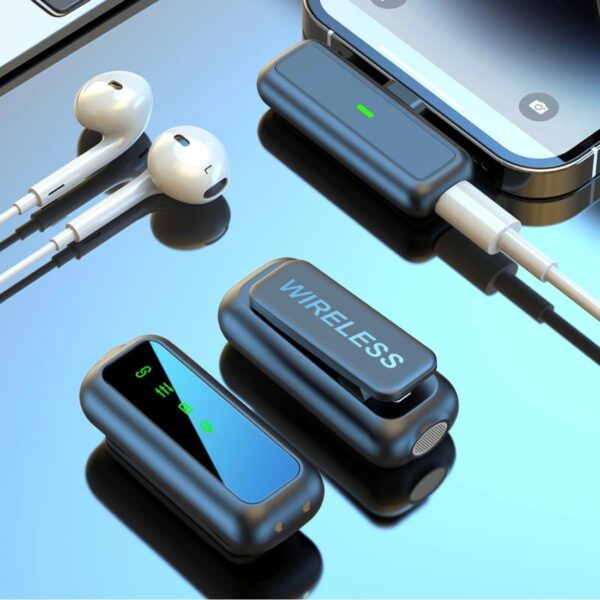 KOIN Wireless Lavalier Microphone for iPhone & Android, USB C, Charging Case, 65ft Range, Hi-Fi Audio, Noise Cancellation, 20H Battery - Image 5